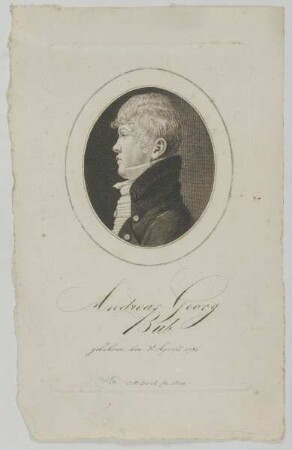 Bildnis des Andreas Georg Bub