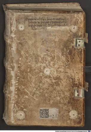 Speculum monachorum secundum Bernhardum Cassinensem - BSB Clm 18561