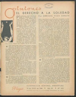 Opiniones : El derecho a la soledad