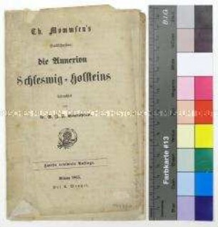 Stellungnahme von Albert Julius Ferdinand Henrichsen zu Theodor Mommsens Sendschreiben "Die Annexion Schleswig-Holsteins"