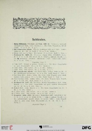 Schlesien (Nr. 1-108)