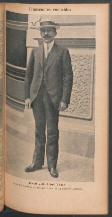 Doctor Julio López Mañán, Director General de Agricultura y de la Defensa Agrícola - [Retrato] : Transeúntes conocidos