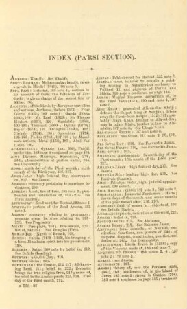 Index (Pársi section)