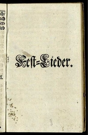Fest-Lieder.