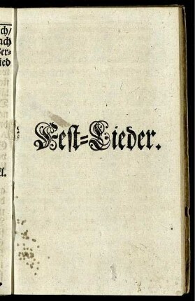 Fest-Lieder.