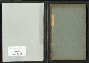 Repertorien (Sammelband) des Archivars Holzmacher