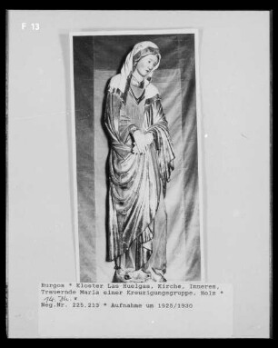 Trauernde Maria einer Kreuzigungsgruppe