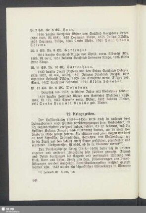 72. Kriegszeiten