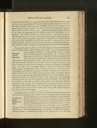 The Canal and the Coal Trade.