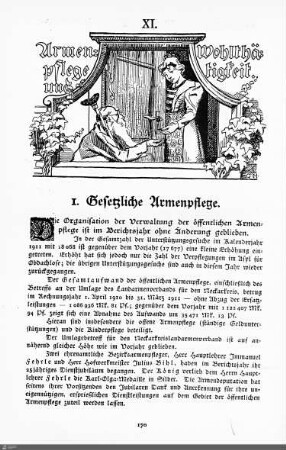 Armenpflege und Wohlthätigkeit.