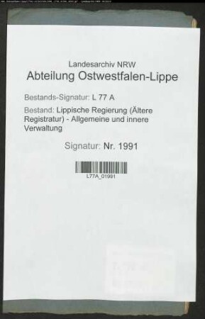Prüfung und Anstellung des Feldmessers Friedrich Wilhelm Speck aus Silixen