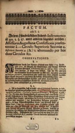 Wiederhohlte Deduction des Hoch-Stifft-Hildesheimischen iuris praesentandi assessorem camerae imper et quidem August. confessioni addictum