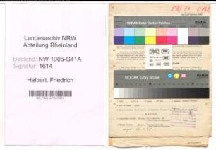Entnazifizierung Friedrich Halbert , geb. 28.01.1891 (Polizeibeamter)