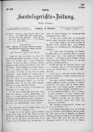 No. 47. 25. November 1871