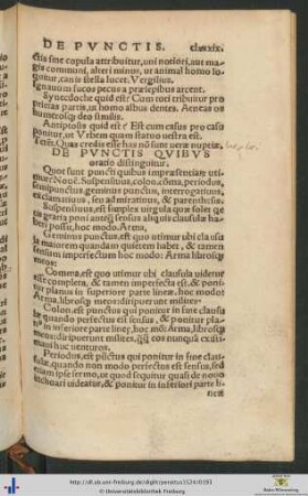 De Punctis Quibus oratio distinguitur