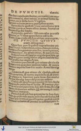 De Punctis Quibus oratio distinguitur