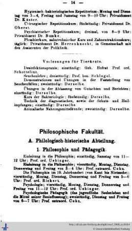 A. Philologisch-historische Abteilung.