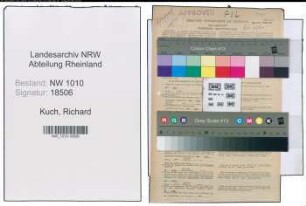Entnazifizierung Richard Kuch , geb. 15.07.1912 (Lagerist)