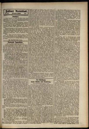 Dritte Ausgabe vom Samstag, den 31. August 1912.
