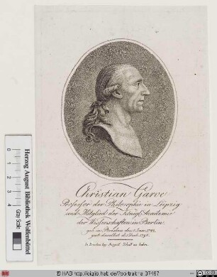 Bildnis Christian Garve