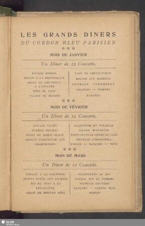 Les grands diners