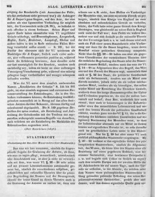 Maurenbrecher, R.: Grundsätze des heutigen deutschen Staatsrechts. Frankfurt am Main: Varrentrapp 1837 (Fortsetzung der Rec. über Maurenbrecher Staatsrecht.)