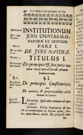 40-67, Titulus I.