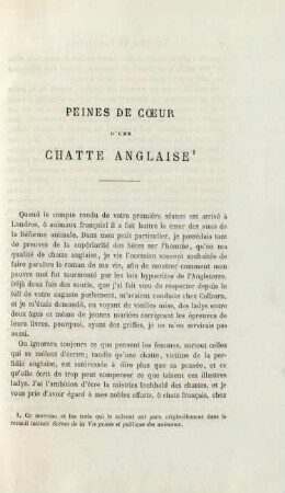 Peines de coeur d'une chatte anglaise
