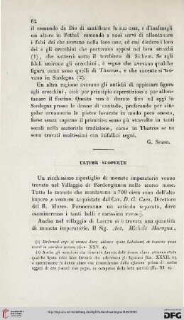 Ultime scoperte