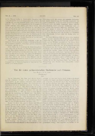 Von der ersten parlamentarischen Studienreise nach Ostasien.
