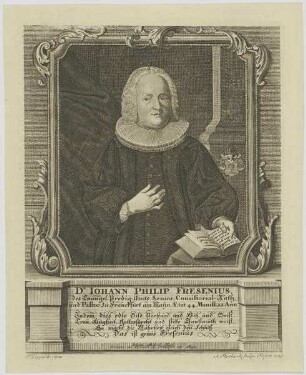 Bildnis des Iohann Philip Fresenius