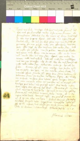 Luther an Spalatin. betrifft: Fürbitten für den Scheidungswunsch einer Fährmeisterin