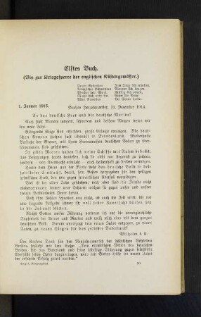1. Januar 1915.