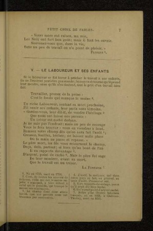 V. --- LE LABOUREUR ET SES ENFANTS