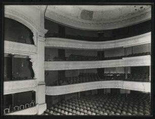Großherzogliches Hoftheater, Schwerin: Ansicht Zuschauerraum