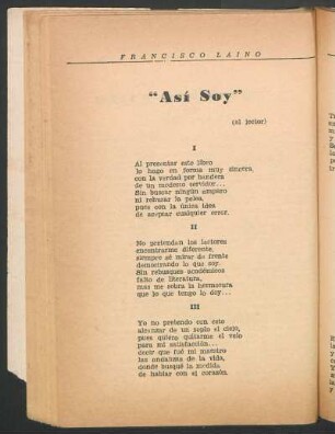 "Así soy"
