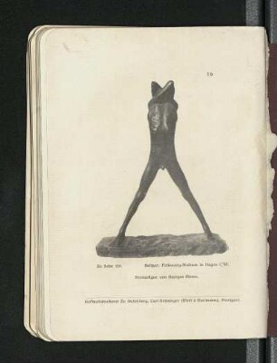 zu Seite 159. Bronzefigur von Georges Minne