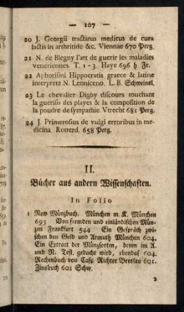 107-113, In Folio. - In Quarto.