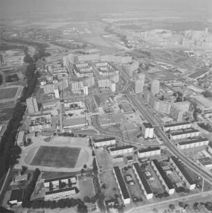 Neubaugebiet Erfurt-Rieth : Blickrichtung Norden