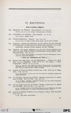 VI. Helvetica (Nr. 849-1219)