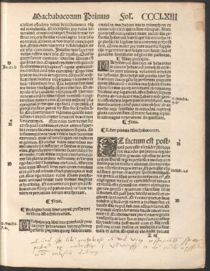 Liber Primus Machabaeorum.