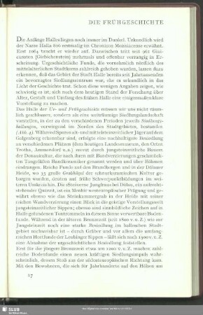 Die Frühgeschichte
