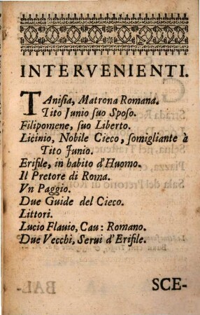 Tanisia : Drama Per Musica ; Alle Augustissime Maestà Cesaree. Nel Carnevale Dell'Anno M.DC.LXXXVIII.