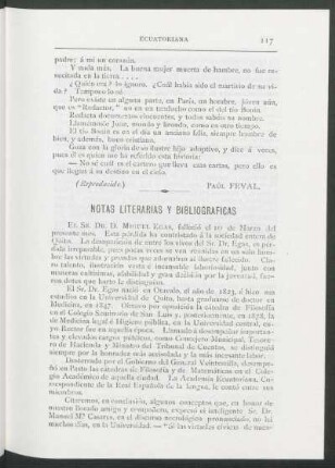 Notas literarias y bibliográficas