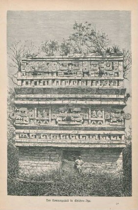 Der Nonnenpalast von Chichen-Itza