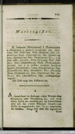 Wortregister