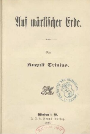 Auf märkischer Erde