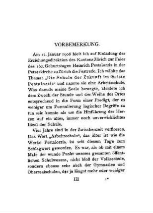 Vorbemerkung