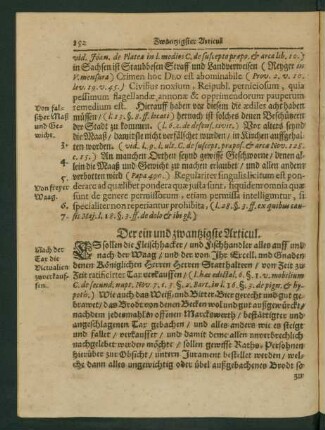 Der ein und zwantzigste Articul.