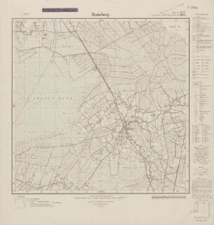 3515 (alte Nr.: 1877) Hunteburg, Meßtischblatt (4cm - Karte)